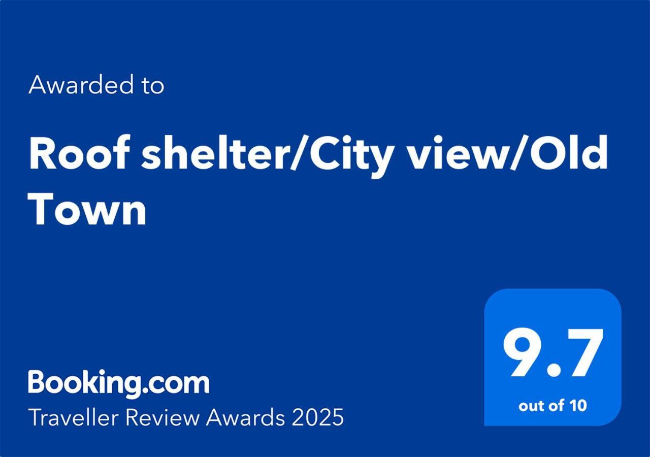 Roof Shelter City View Old Town Renovated Belgrad Exteriör bild